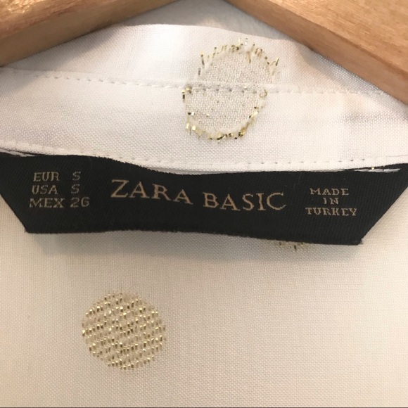 Blouse with golden polka dots - Picture 6 of 7